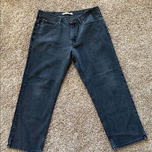 Lee Relaxed Fit Jeans Pants Women's Sz 40*30 Black